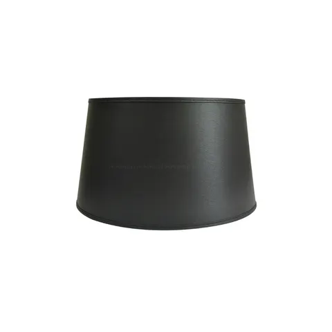 Abażur bawełniany stożek czarny Classic 18cm