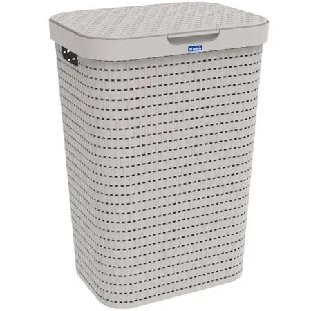 Kosz na bieliznę 55L COUNTRY cappuccino Rotho