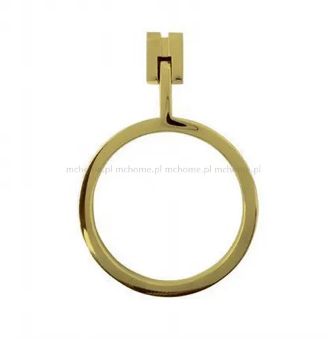 UCHWYT KOŁATKA MEBLOWA"MODERN GOLD KNOCKER"72MM