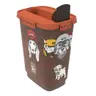 Pojemnik na karmę żwirek 10 L /4 kg CODY ciemnobrązowy 4002110531 Rotho