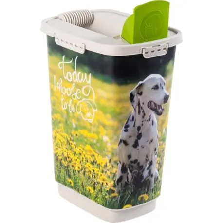 Pojemnik na karmę CODY 25 l 11kg zielony 4001910539 Rotho