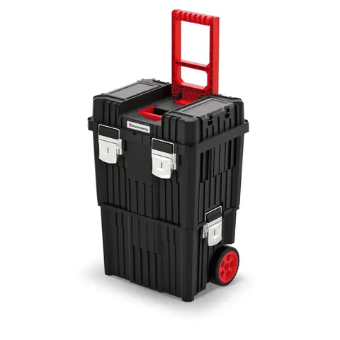 Skrzynia narzędziowa na kółkach HEAVY - HV czarny KHVWM-S411 Prosperplast