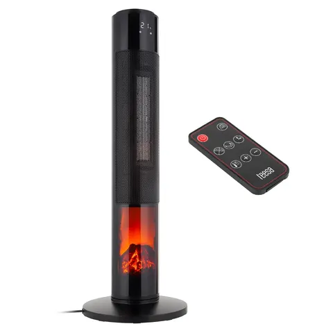 Termowentylator kolumnowy 2000W z funkcją imitacji kominka TSA8051