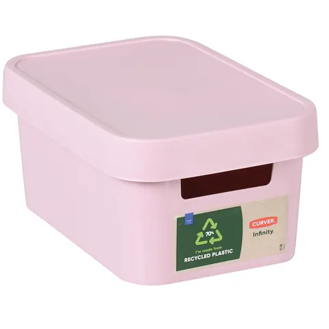 Pojemnik z przykrywką INFINITY 4,5 L różowy 229389 Curver
