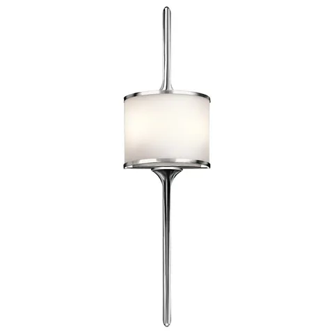 Kinkiet srebrny Mona 16,5x9,8x55,9cm