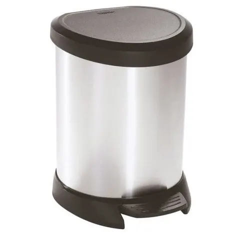 Kosz na śmieci metalizowany 5L Curver 185376