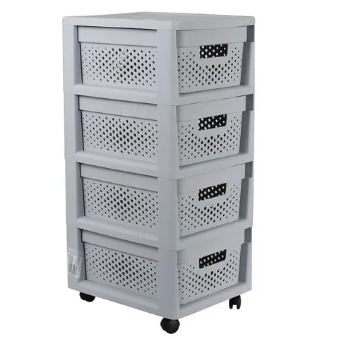 Regał ażurowy INFINITY 4x11L szary Curver 231558