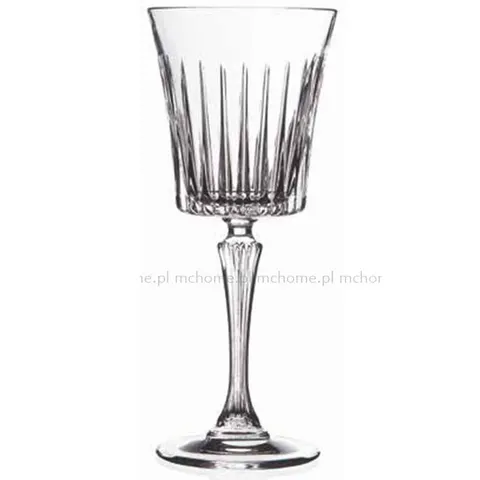 KIELISZKI KRYSZTAŁOWE KOMPLET 6SZT DO WINA BIAŁEGO STRIPE 227ML