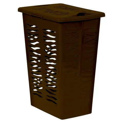 Kosz na bieliznę Zebra 30L 1401 czekolada BranQ