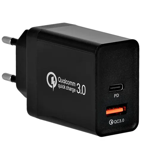 Ładowarka sieciowa PD + USB QuickCharge 3.0 36W VA0035 Vayox