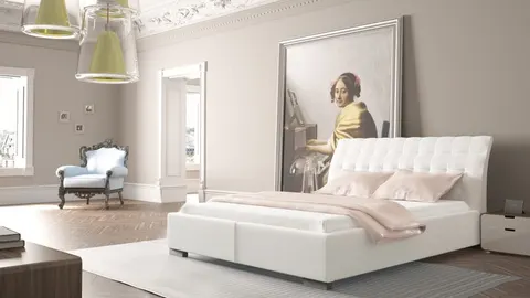 Nowoczesne łóżko tapicerowane Madison Prestige