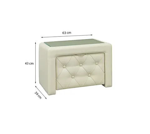 Stolik nocny Roma 63x43x39