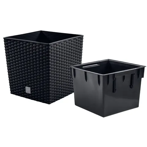 Doniczka Rato low - antracytowy DRTS170L Prosperplast