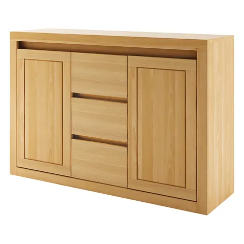 Komoda bukowa z dużymi szufladami KD 413