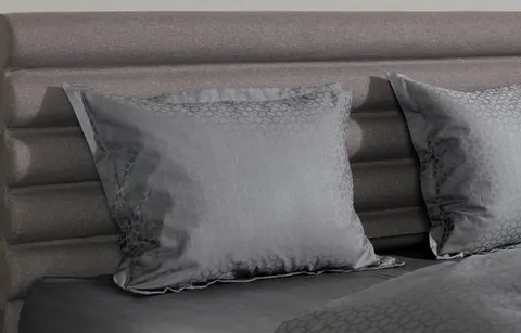 Poszewka na poduszkę LUXE JACQUARD COTTON Antracyt