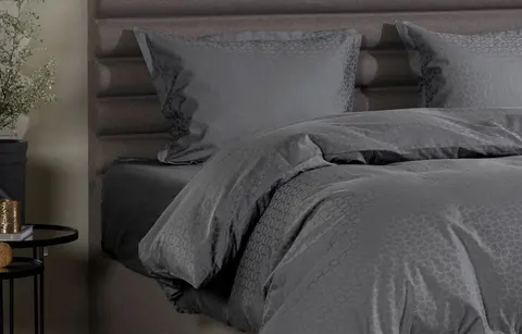 Poszewka na kołdrę LUXE JACQUARD COTTON Antracyt