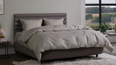 Poszewka na kołdrę Jacquard Cotton Beż