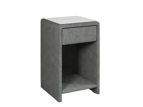 Wysoka szafka nocna Elephant z szybą 40x64x40