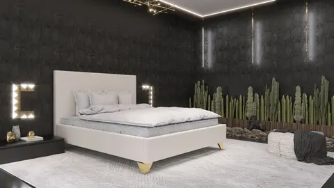 Łóżko tapicerowane Albino rama Light