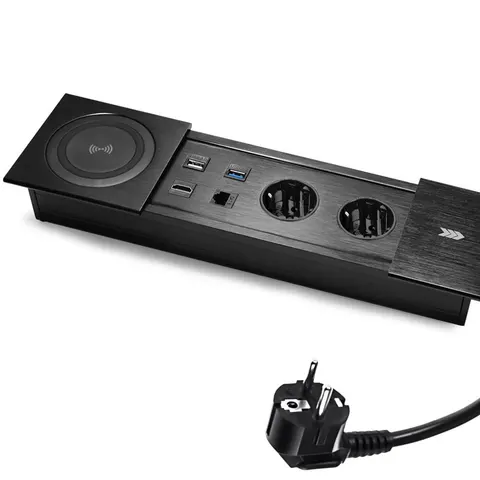 Gniazdo blatowe zasuwane Spacetronik SPS-S27B V2