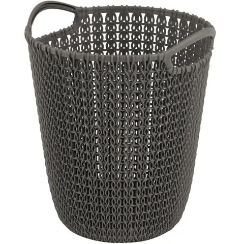 Kosz na papier KNIT 7L brązowo szary CURVER
