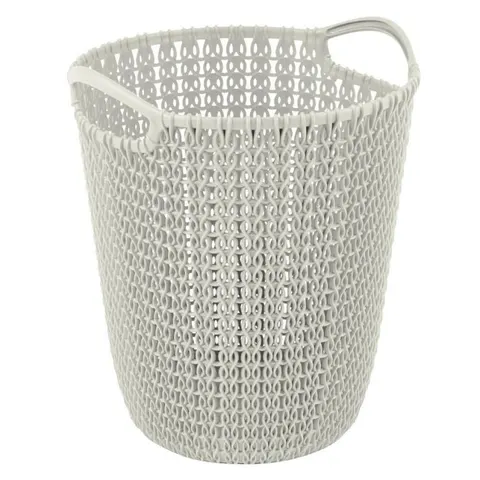 Kosz na papier KNIT 7L kremowy CURVER