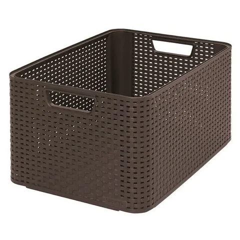 Koszyk STYLE L V2 30 L ciemny brąz CURVER
