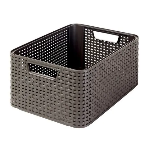 Koszyk STYLE M 18 L ciemny brąz CURVER