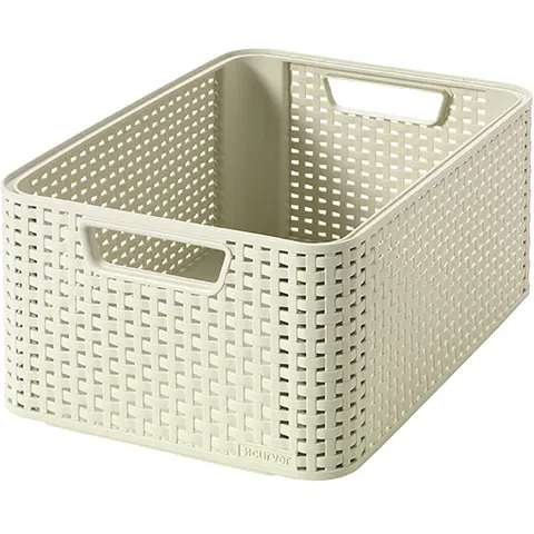 Koszyk STYLE M 18 L kremowy CURVER