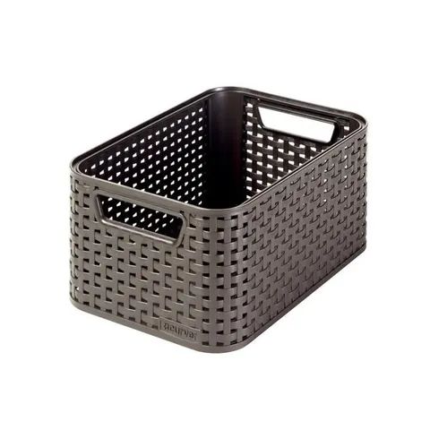 Koszyk STYLE S 6 L ciemny brąz CURVER