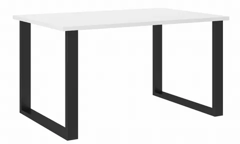 Duży kuchenny stół Tavolo - Biały 138x90