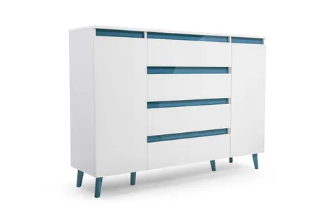 Komoda z szufladami NEON 160 - wielokolorowa