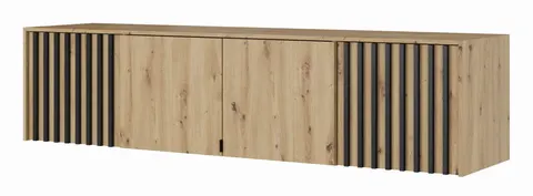 Nadstawka na szafę czterodrzwiową ARAN Dąb Artisan