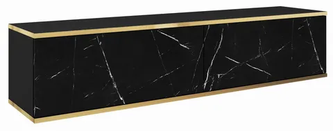 Szafka RTV wisząca OZO 135cm - Marmur