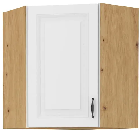 Szafka narożna wisząca 60x72 STELVIO Biała Artisan