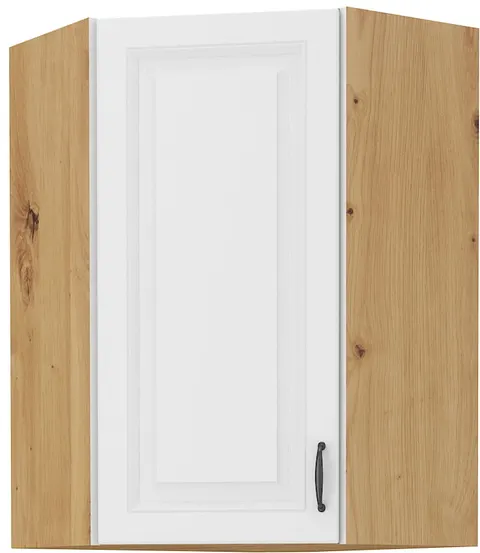 Szafka narożna wisząca 60x90 STELVIO Biała Artisan