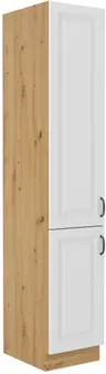 Wysoka szafka kuchenna 210x40 STELVIO Biel Artisan