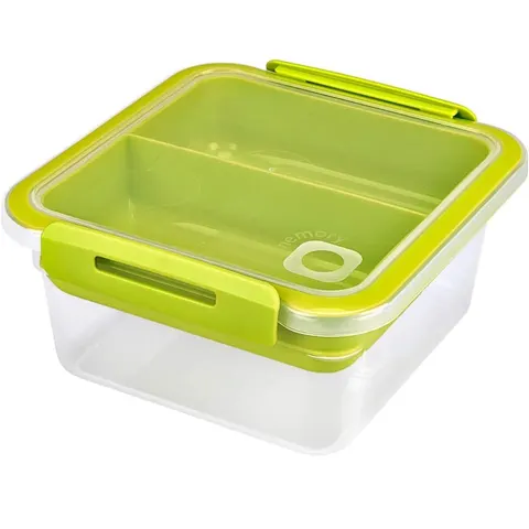 Pojemnik do żywności Lunchbox 1 L MEMORY B3 przezroczysty/ zielony ROTHO