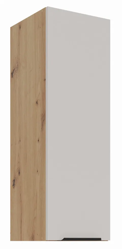 Wisząca szafka kuchenna 30x90cm SANA - Kaszmir i Dąb Artisan