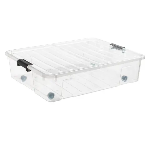 Pojemnik pod łóżko XL + QR tag 49l Plast Team