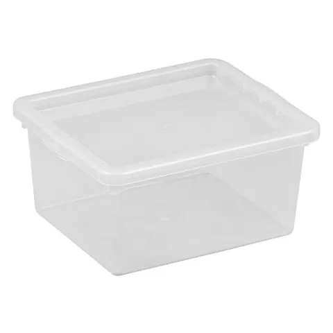Pojemnik z pokrywą BASIC 2,3L przezroczysty Plast Team