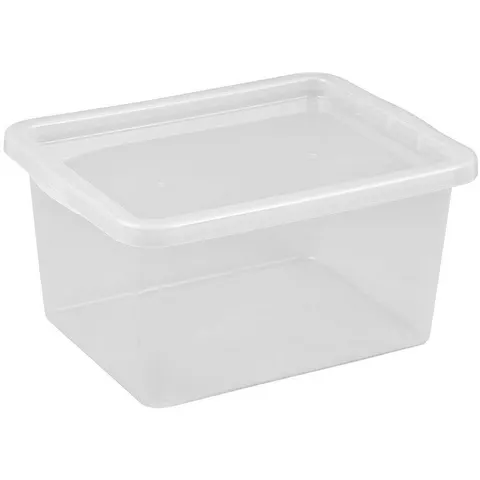 Pojemnik z pokrywą BASIC 20 L przezroczysty Plast Team