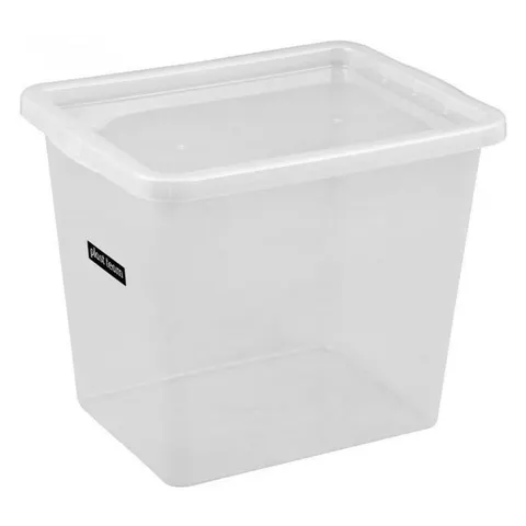 Pojemnik z pokrywą BASIC 31 L. przezroczysty Plast Team