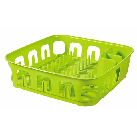 Suszarka do naczyń kwadratowa ESSENTIALS zielony CURVER