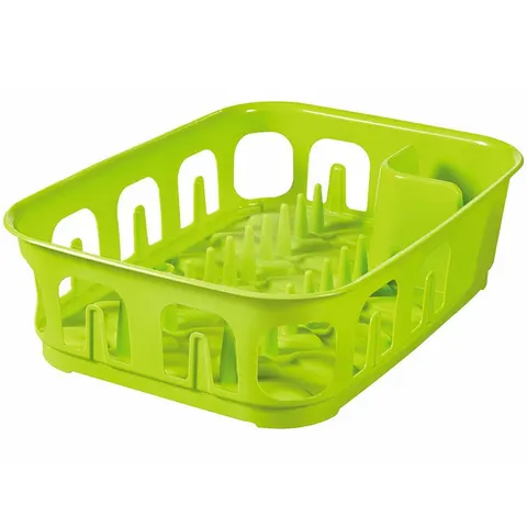 Suszarka do naczyń prostokątna ESSENTIALS zielony CURVER