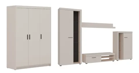 Zestaw mebli Rabbia/Kapri 3d - 5 - Beż Piaskowy
