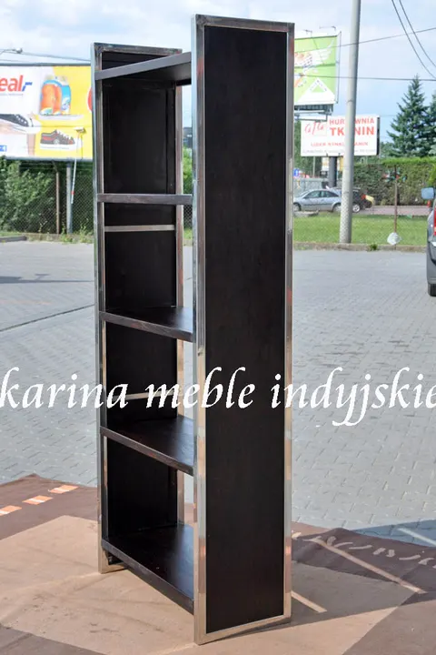 meble kolonialne - biblioteczka LD-547 dark brown