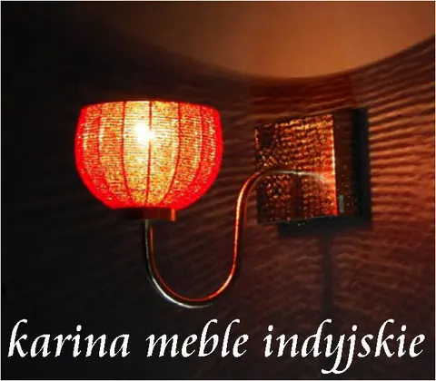 Kinkiet z koralików Marrakesh Design – orientalna lampa ścienna