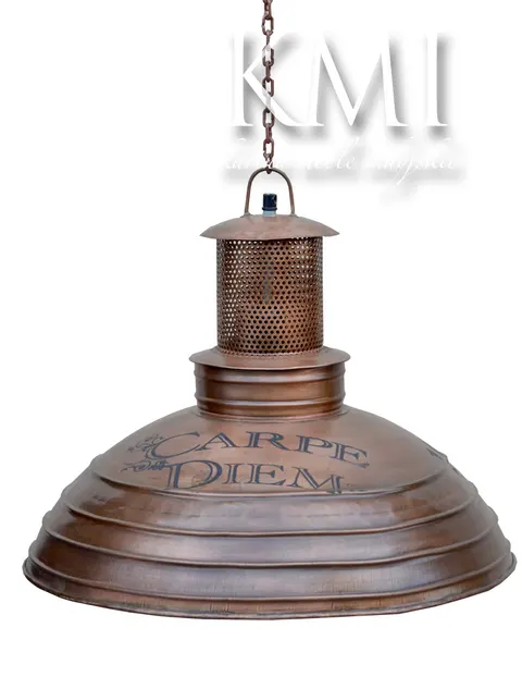 loftowa lampa Carpe Diem metalowe copper
