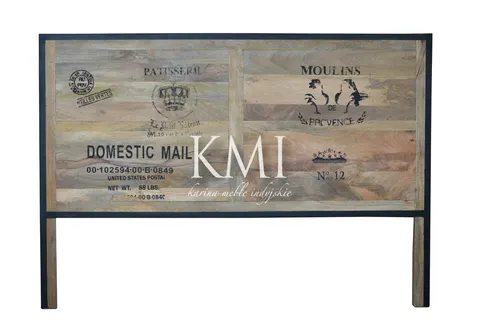 zagłówek drewniany loftowy Merlot